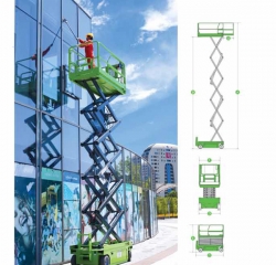 自行剪叉式高空作業平臺_諾力高空作業平臺租賃